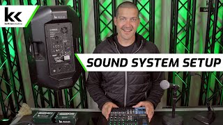 How To Setup A Sound System [upl. by Nimrac485]