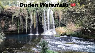 Duden Waterfalls in Antalya Turkey 🇹🇷 Düden Şelalesi شلالات دودان انطاليا [upl. by Ut]