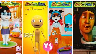 Montero Song Skibidi Toilet 6 Vs Talking Angela 2 Angela 1🔥 Who is best 🤣👌Mega Battle Part 5 [upl. by Swetiana]