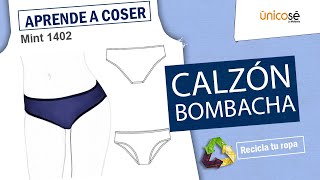 DIY COSTURA Molde  Patrón Bombacha o Calzón 1402 RECICLANDO REMERA [upl. by Burtie]