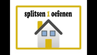 Splitsen 1 oefenen [upl. by Nylarad]