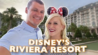 Disney Worlds Most Romantic Hotel Riviera Resort Staycation  Room Tour Topolinos Terrace [upl. by Aelyak672]