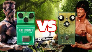 Whats the difference Ibanez Tube Screamer 808 vs Earth Quaker Devices Plumes [upl. by Rebmac]