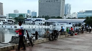 Totskie Vlog is live Fishing sa manila bay [upl. by Llennaj]