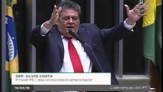 DISCURSO DO DEPUTADO SILVIO COSTA REALIZADO NA VÉSPERA DA VOTAÇÃO DO IMPEACHMENT [upl. by Dolf]