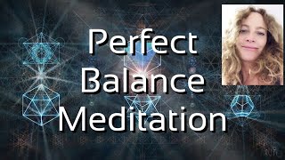 Meditation for ABSOLUTE BALANCE WITHIN  sacred geometry  Infinity Symbol amp Crystal Octahedron [upl. by Mark]