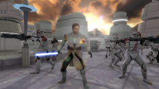 Star Wars Battlefront 2 Classic 2005   Bespin Escape  Republic side MOD from 2010 [upl. by Gloriane43]