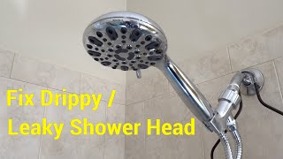 How to fix dripping or leaky shower head [upl. by Xenia]