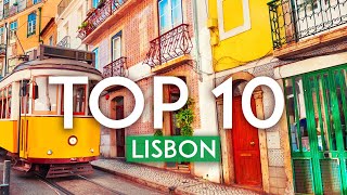 TOP 10 Things to do in LISBON  2023 Lisboa Travel Guide [upl. by Enelrae]