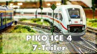 H0 Modellbahn  Piko ICE 4 KOMPLETTER 7Teiler [upl. by Aleen]