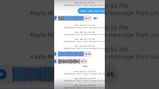 Kayla Nicole Audio to Dyme Dyme Bandman Kevo Ex BM viral [upl. by Jaye270]