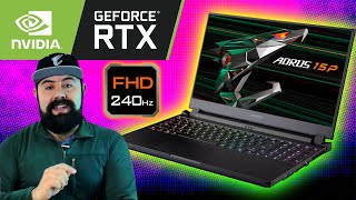 GAMING a TOPE con RTX EN UN PORTÁTIL con la Aorus 15p RTX3070  core i7  Droga Digital [upl. by Aneerbas]