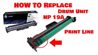 How To Repleace Drum 19A  Mr Block Fix Hp LaserJet Pro M130fw Replace Drum Unit 19A [upl. by Alra]