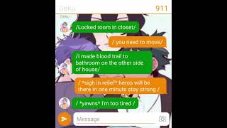 Dadzawa texting story pt 1 Kirideku [upl. by Aneeras375]