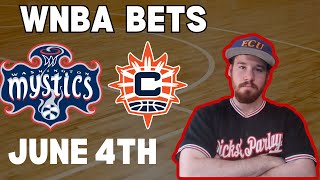 Mystics vs Sun  WNBA Bets with Picks And Parlays Tuesday 64 [upl. by Savart]