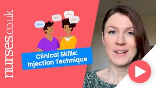 Clinical Skills  Injection Technique [upl. by Yarg]