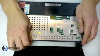 ASUS Eee PC 1001px  Disassembly and cleaning [upl. by Berta755]