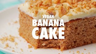 Vegan Banana Cake  Loving It Vegan [upl. by Eisinger]