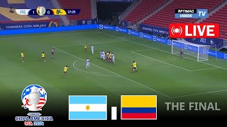 Argentina vs Colombia 10  THE FINAL  Copa America 2024  eFootball Pes 21 Gameplay [upl. by Findley504]