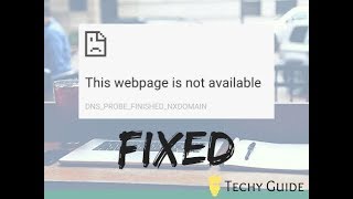 dnsprobefinishednxdomain Fixed [upl. by Shawn]