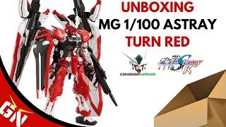 Unboxing MG 1100 Astray Turn Red [upl. by Arihs564]