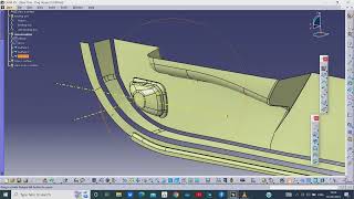 quotCatia V5 Door Trim Design Advanced Plastic Engineering Technique part1quot donmech7 catiav5 [upl. by Nivek]