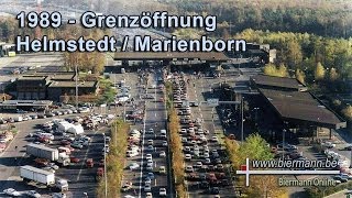 Grenzöffnung Helmstedt  Marienborn 1989 [upl. by Yleoj]