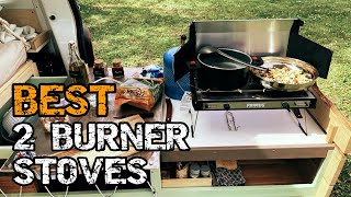 Best 2 Burner Camping Stoves  Top DoubleBurner Camping Stoves [upl. by Skoorb705]