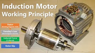 3 Phase Induction Motor Working Principle  How Induction Motor Works [upl. by Georgi]