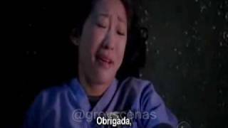 Cristina é atingida por uma estaca de gelo  Greys Anatomy [upl. by Noxas208]