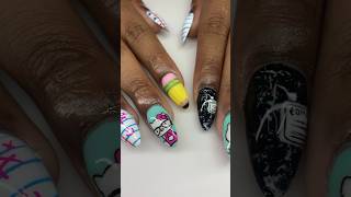 HELLO KITTY Back to school nails hk hellokitty [upl. by Kciregor]