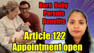 Benefits Born Baby Parents Article 122 Appointment Open In PortugalPortugal Immigration Update [upl. by Cassil]