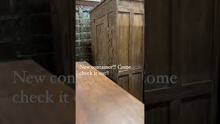 rusticwoodcabinets rusticoldcabinets rusticsideboards rusticcoffeetables carvedwood [upl. by Hakkeber398]