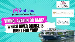 Which River Cruise company is right for you Learn about Ama Avalon and Viking River Cruise [upl. by Deevan]