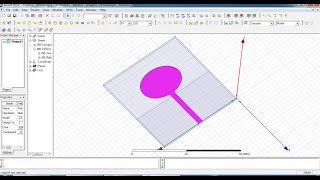 Fed disc monopole Antenna for UWB Application [upl. by Kliman]