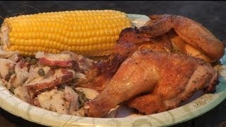 How to Grill Pound Chicken  Recipe [upl. by Coad]