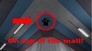 HOW TO REACH THE TOP OF ROOF IN THE MALL Piggy Glitches [upl. by Hannahsohs]