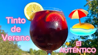 TINTO DE VERANO EL AUTÉNTICO RECETA🍹 [upl. by Lenoil786]