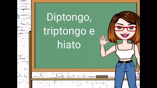 Diptongo triptongo e hiato [upl. by Lluj]