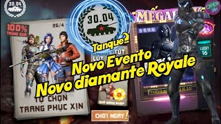 NOVO DIAMANTE ROYALE E NOVO EVENTO FREE FIRE [upl. by Adidnac]