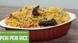 Peri peri rice  Peri peri fried rice  nandos rice  how to make nandos spicy rice [upl. by Bonilla]