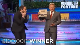 Mikes 100000 WIN  Wheel of Fortune [upl. by Chicky]