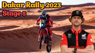 Stage 5 Results Dakar Rally 2023  Bike Adrien van Beveren Winner Fifth Stage [upl. by Delp187]