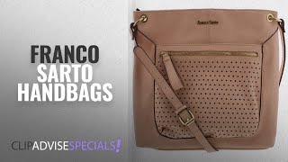 Franco Sarto Handbags amp Wallets Franco Sarto Womens Emily Faux Leather Perforated Messenger Handbag [upl. by Ueihtam227]