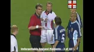 Beckham Red Card v Argentina 1998 [upl. by Yorled]