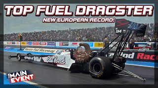 TOP FUEL DRAGSTER AT THE MAIN EVENT 2023  SANTA POD RACEWAY [upl. by Eelasor]