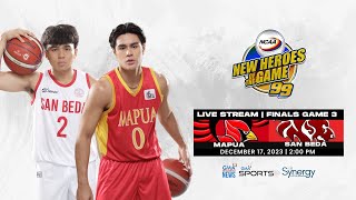 NCAA Season 99  Mapua vs San Beda Mens Basketball FINALS Game 3  LIVESTREAM  Replay [upl. by Yorgo]