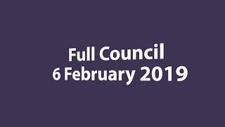 Merton Full Council Meeting 6 February 2019 715pm [upl. by Torry949]