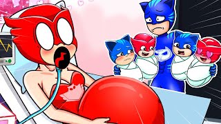 BABY CATBOY IS TRAPPED Catboy PleaseRescue Baby  Catboy Sad Backstory  PJ MASKS 2D ANIMATION [upl. by Annayrb]