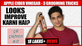 Top 3 Apple Cider Vinegar Benefits  Remove Pimples Acne amp Dandruff  Ranveer Allahbadia [upl. by Meekahs466]